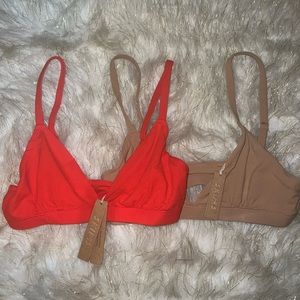 Skims NWT triangle bra BUNDLE